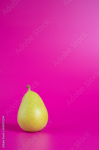 green pear on background