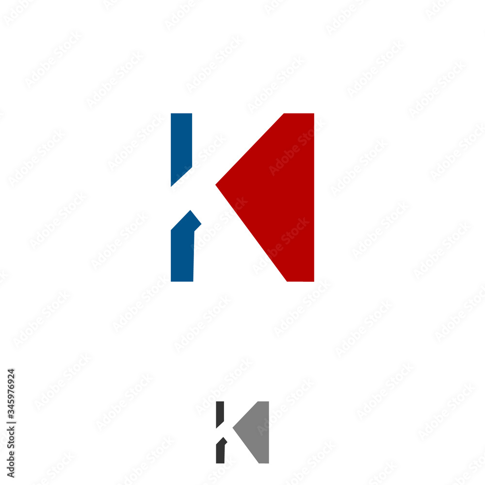 K Letter Logo concept. Creative Minimal emblem design template. Universal elegant icon. Premium business finance logotype. K Letter Logo concept. Creative Minimal emblem design template. Universal elegant icon. Premium business finance logotype.