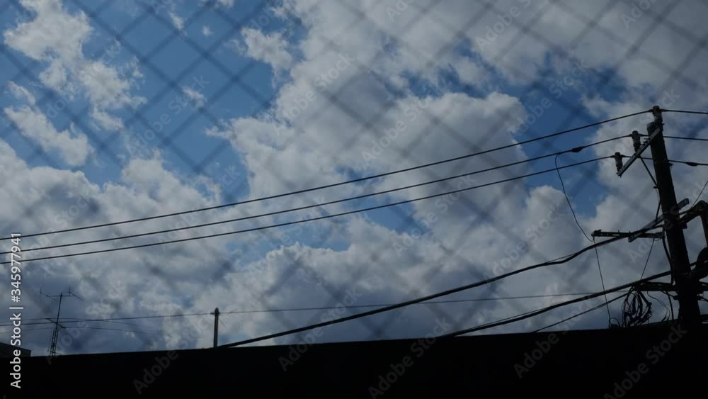 Blue sky timelapse and flowing clouds Blue sky timelapse and flowing clouds