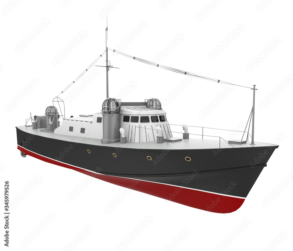 Patrol Boat Isolated Patrol Boat Isolated
