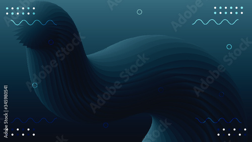 Abstract Background with 3d fluid shapes Vector
3D Fluid Vector Shape Abstract Background