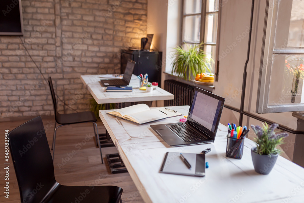 Fototapeta premium Modern co-working space interior