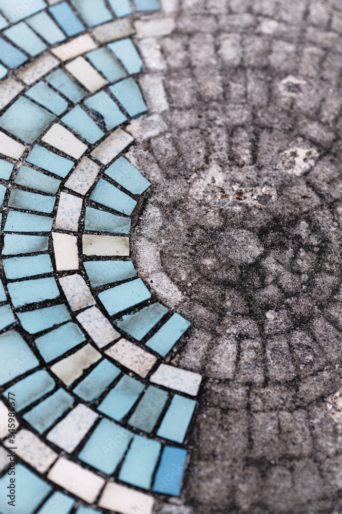 Naklejka premium Abstract mosaic tile background