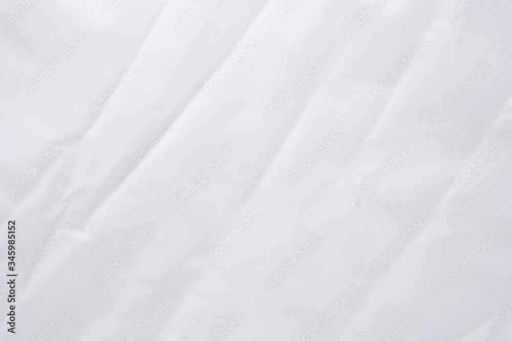 Fototapeta premium White plastic bag background texture close up