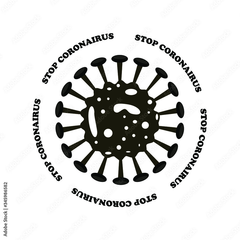 coronavirus attacks human population, stop virus, take care of yourself, icon, emblem, warning vector illustration coronavirus attacks human population, stop virus, take care of yourself, icon, emblem, warning vector illustration