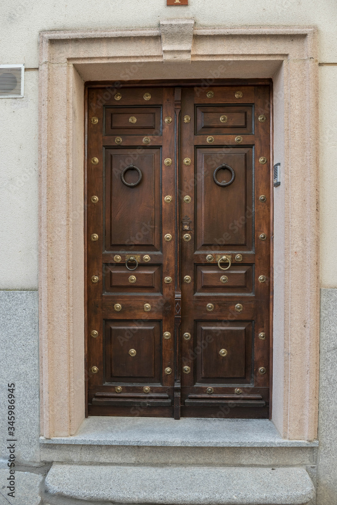 Wooden rustic door