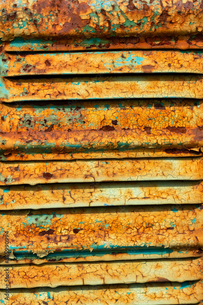 Rusty details of vintage cars