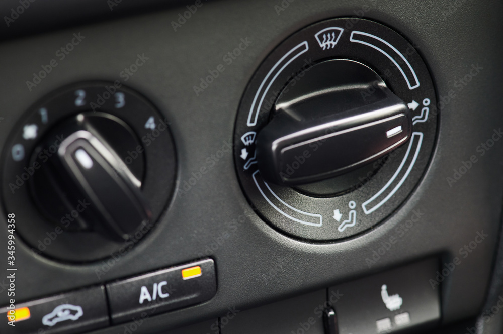 Fototapeta premium Climate control in modern car
