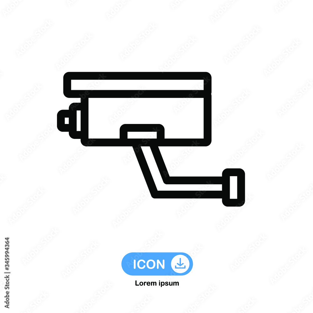 cctv camera. wifi camera smart security icon vector isolated on white background cctv camera. wifi camera smart security icon vector isolated on white background
