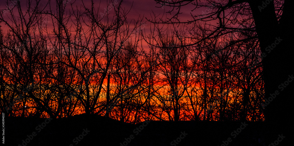 Fall Colors Sunset Fall Colors Sunset