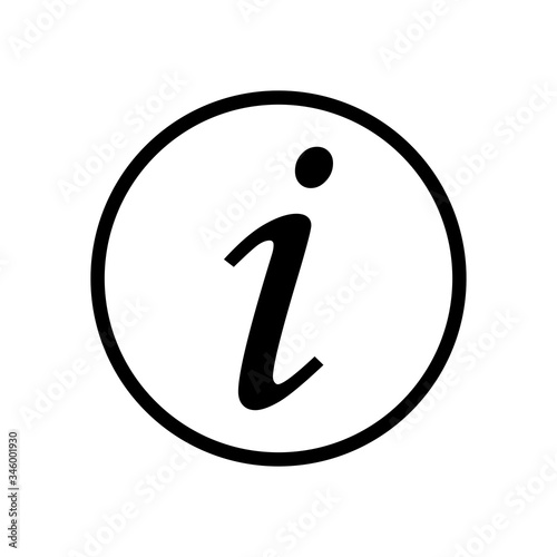 Info sign, information icon