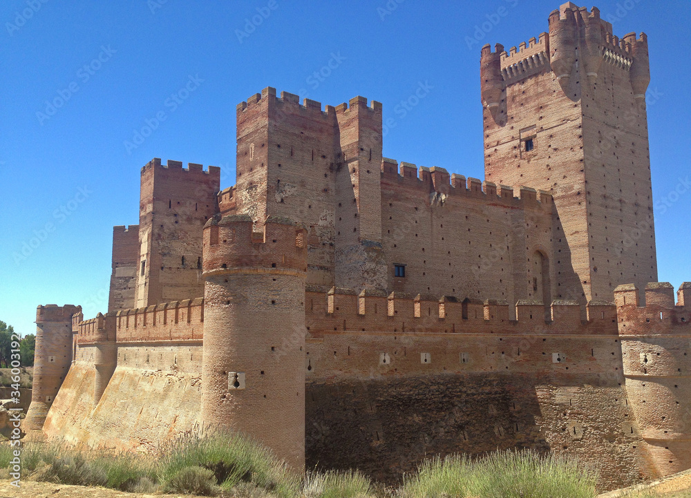 The Castle of La Mota is a medieval fortress, the main feature is the large outer barbican, located in the town of Medina del Campo, province of Valladolid, Spain. 