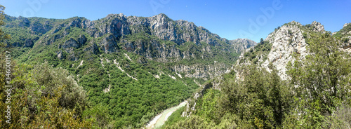 Panorama in the Verdon Gorge