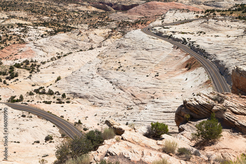 Scenic Byway 12 through Head of the Rocks, Utah photo