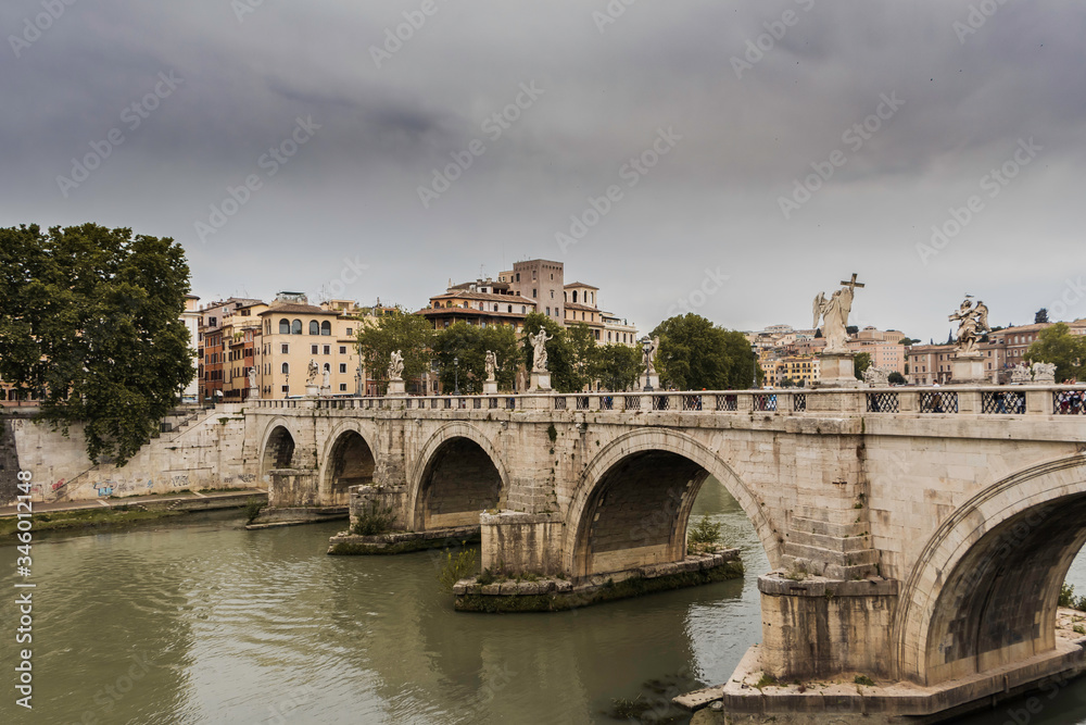 Obraz premium most w rzymie