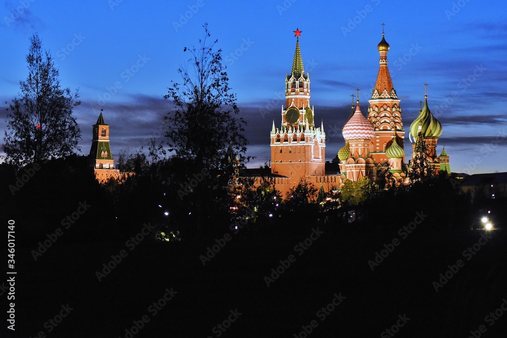 St. Basil Cathedral, Red Square, Moscow, Russia.	

