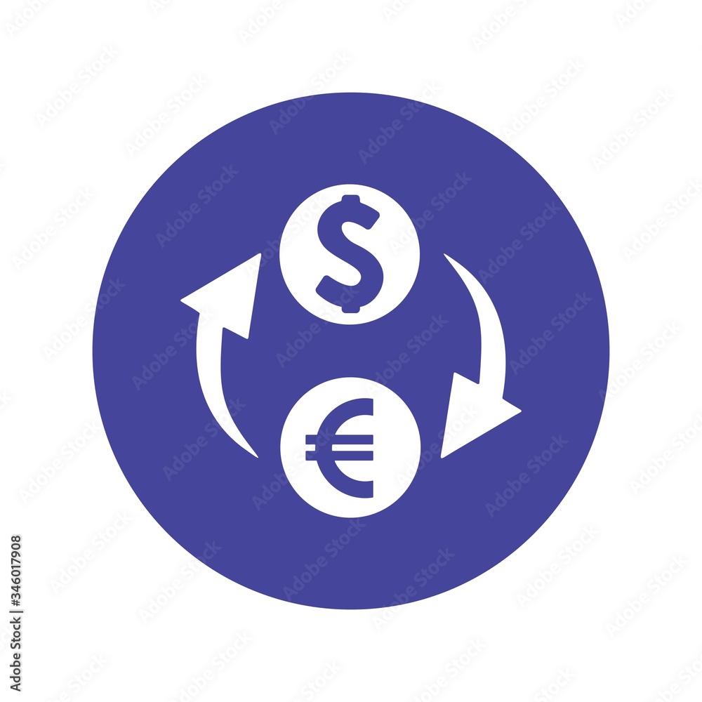 Currency exchange icon. Global money conversion sign. Finance, economy, banking concept. Currency exchange icon. Global money conversion sign. Finance, economy, banking concept.