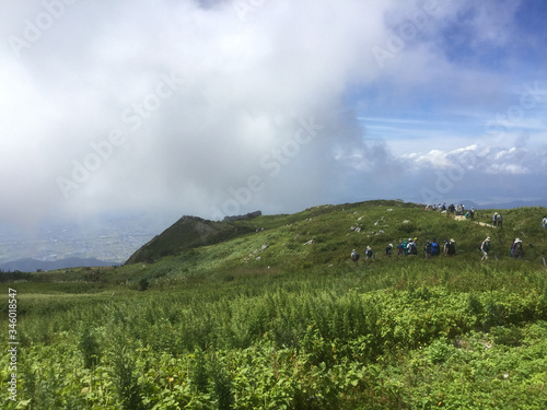 Canvas Print Lush landscape of Mount Ibuki