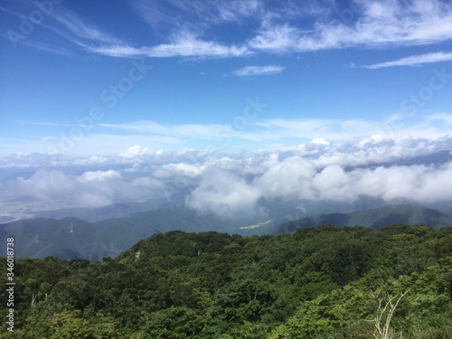 Fototapeta Lush landscape of Mount Ibuki
