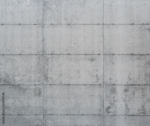 Concrete wall separated into blocks © Nerijus