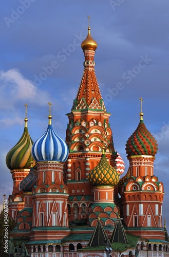 St. Basil Cathedral, Red Square, Moscow, Russia. 