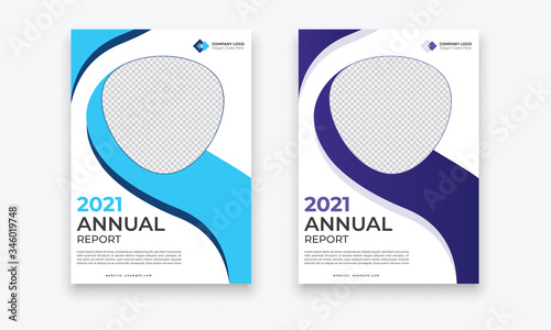 Business Conference brochure flyer design layout template in A4 size, with nice background, vector eps