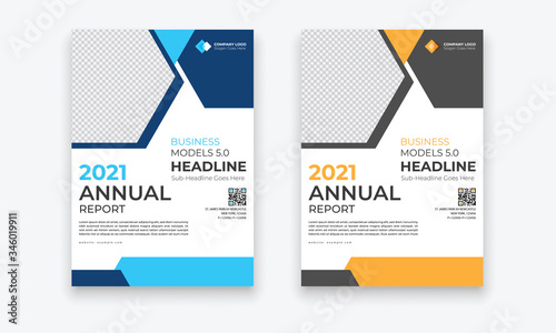 Business Conference brochure flyer design layout template in A4 size, with nice background, vector eps