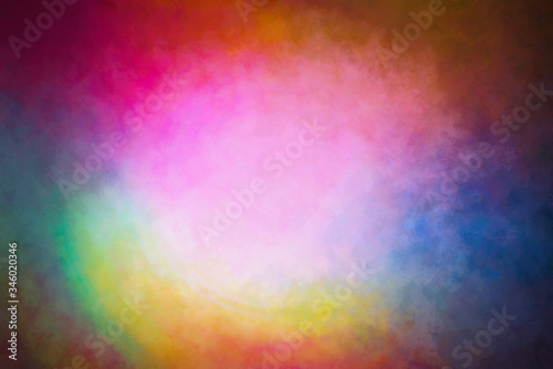 watercolor paint background design with colorful iridescent, watercolor with vibrant distressed grunge texture wall student colored background © Alex