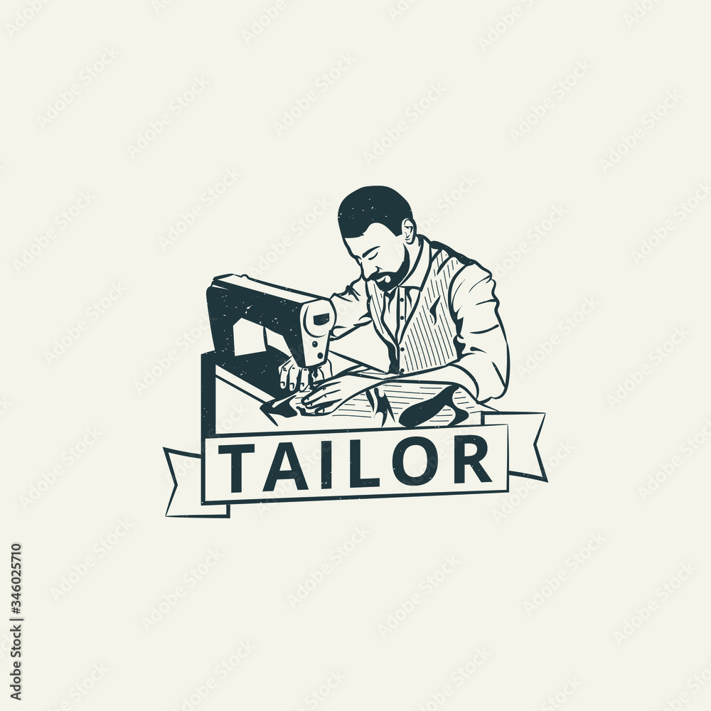 Tailor logo template Tailor logo template