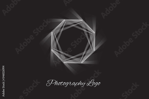 Logo graphic abstract photography business card