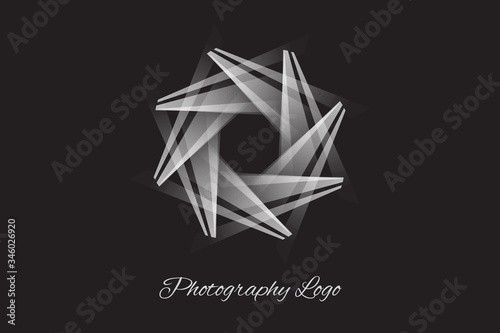 Logo graphic abstract photography business card