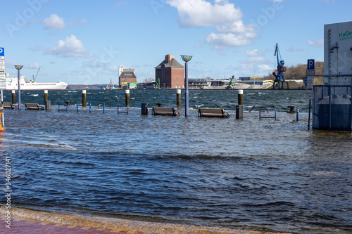 Hochwasser in Flensburg