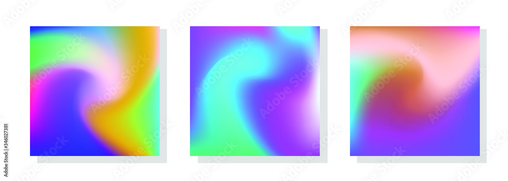 Set of holographic backgrounds.