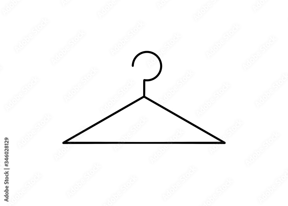 hanger isolated on white background hanger isolated on white background