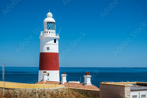 Fototapeta 000029_Beutiful clear day at Europa Point Lighthouse, Gibraltar_0971