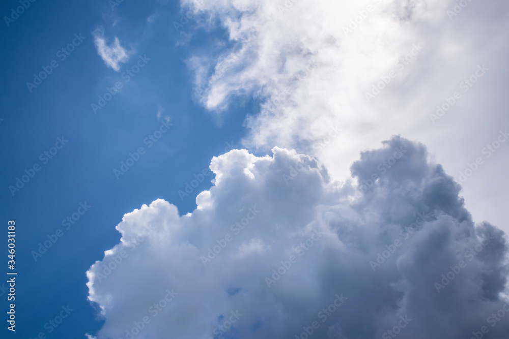 Photo of cloudy summer sky Photo of cloudy summer sky