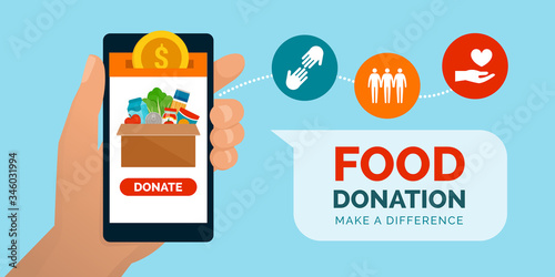 Food and meal donation app