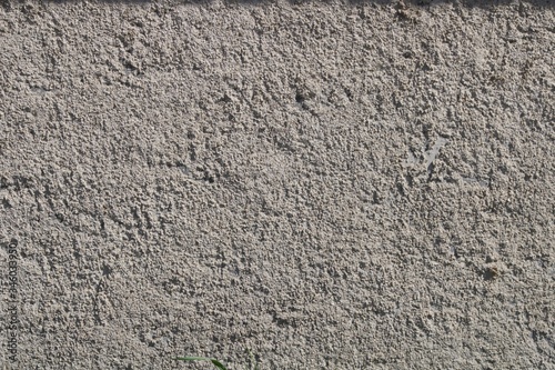 Alvenaria exterior em blocos de cimento (betão, concreto). photo