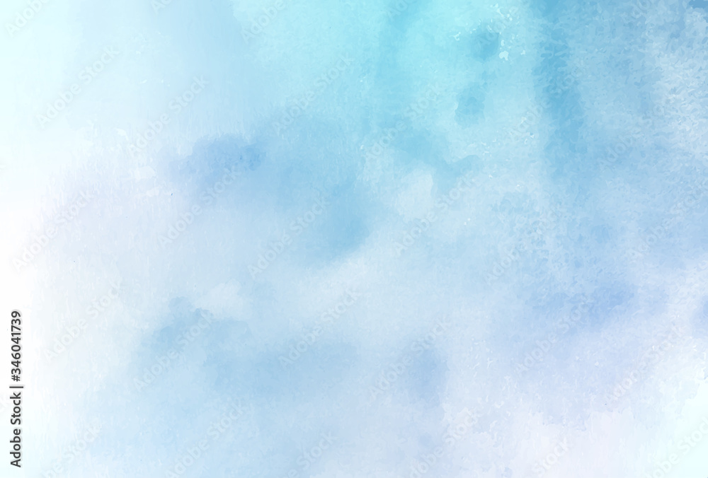 Obraz premium 海 暑中見舞い 水彩 背景 