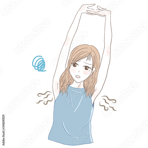 ワキガに悩む女性