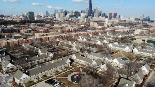 Chicago Skyline View From South Side