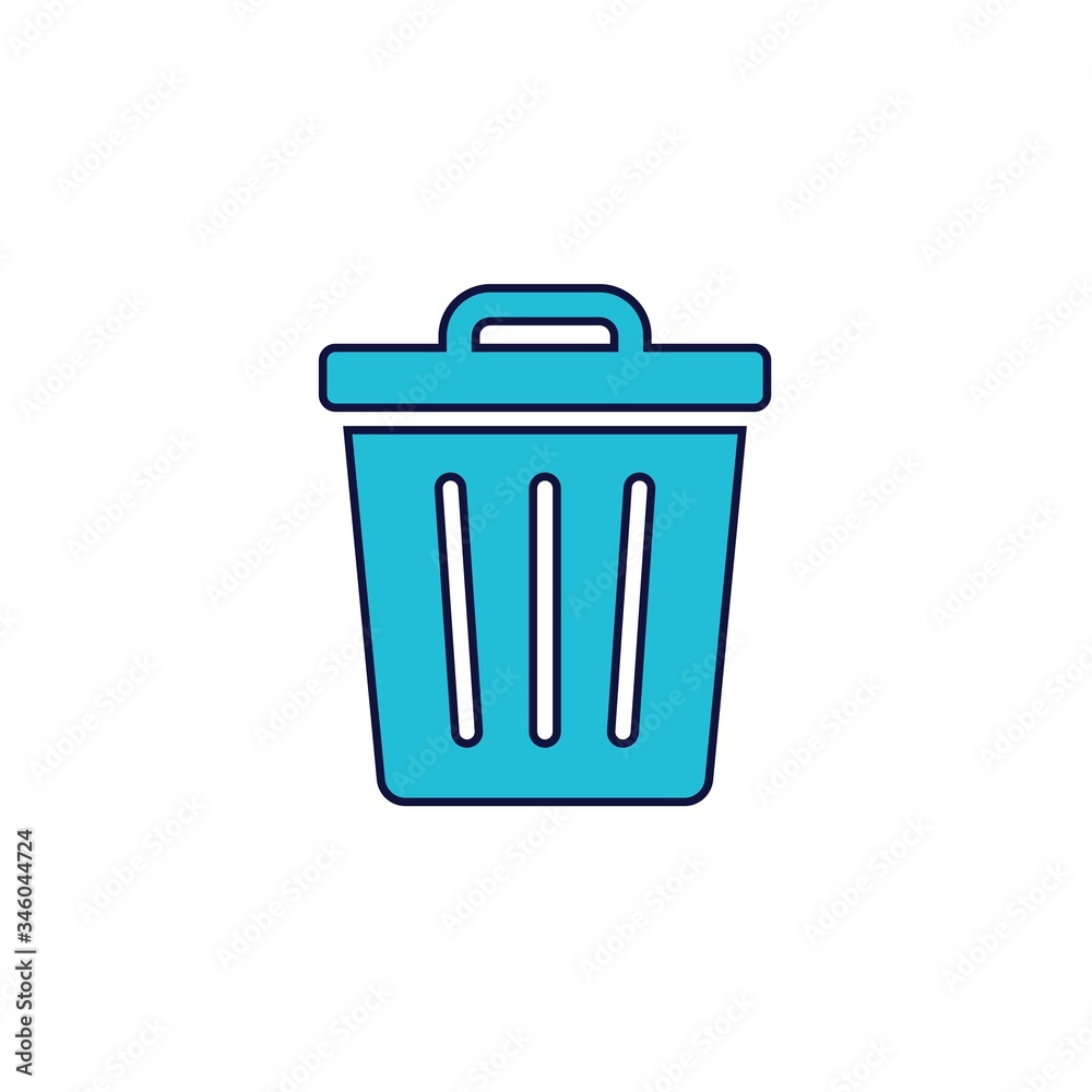 delete bin icon vector illustration design delete bin icon vector illustration design