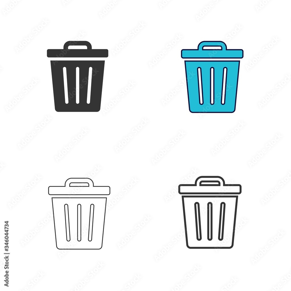 delete bin icon vector illustration design delete bin icon vector illustration design