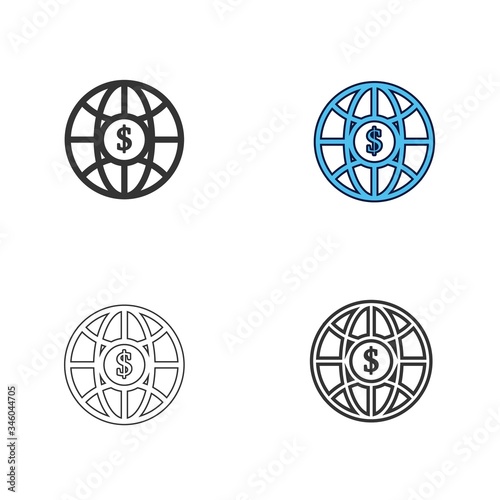world bank icon vector illustration design
