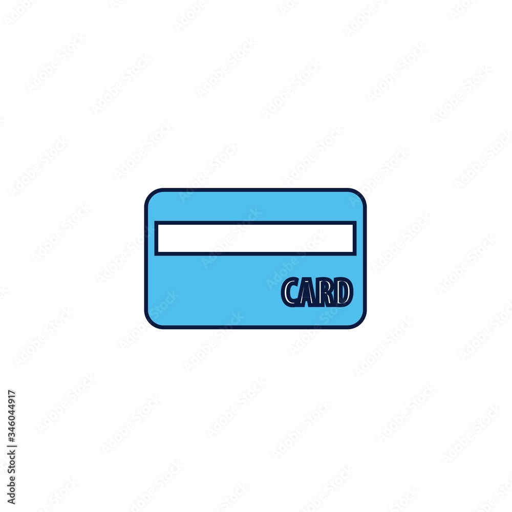 bank card icon vector illustration design bank card icon vector illustration design