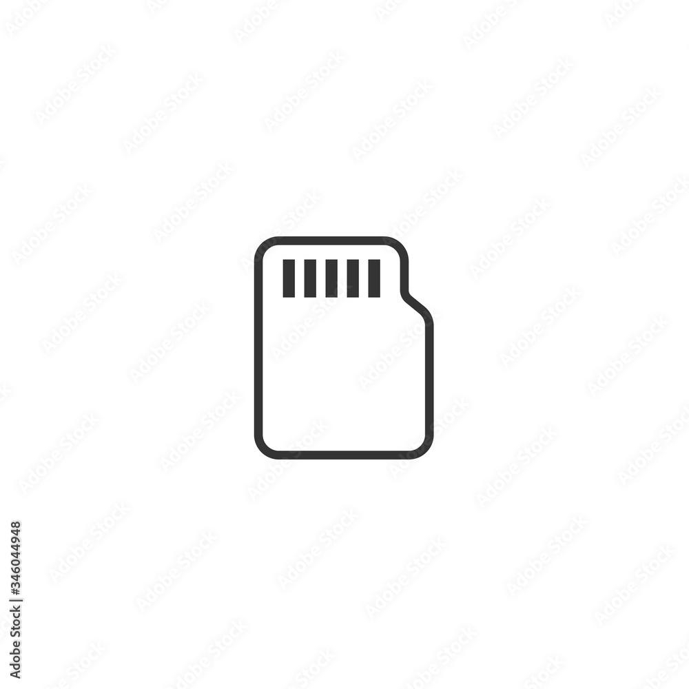 memory card icon vector illustration design memory card icon vector illustration design