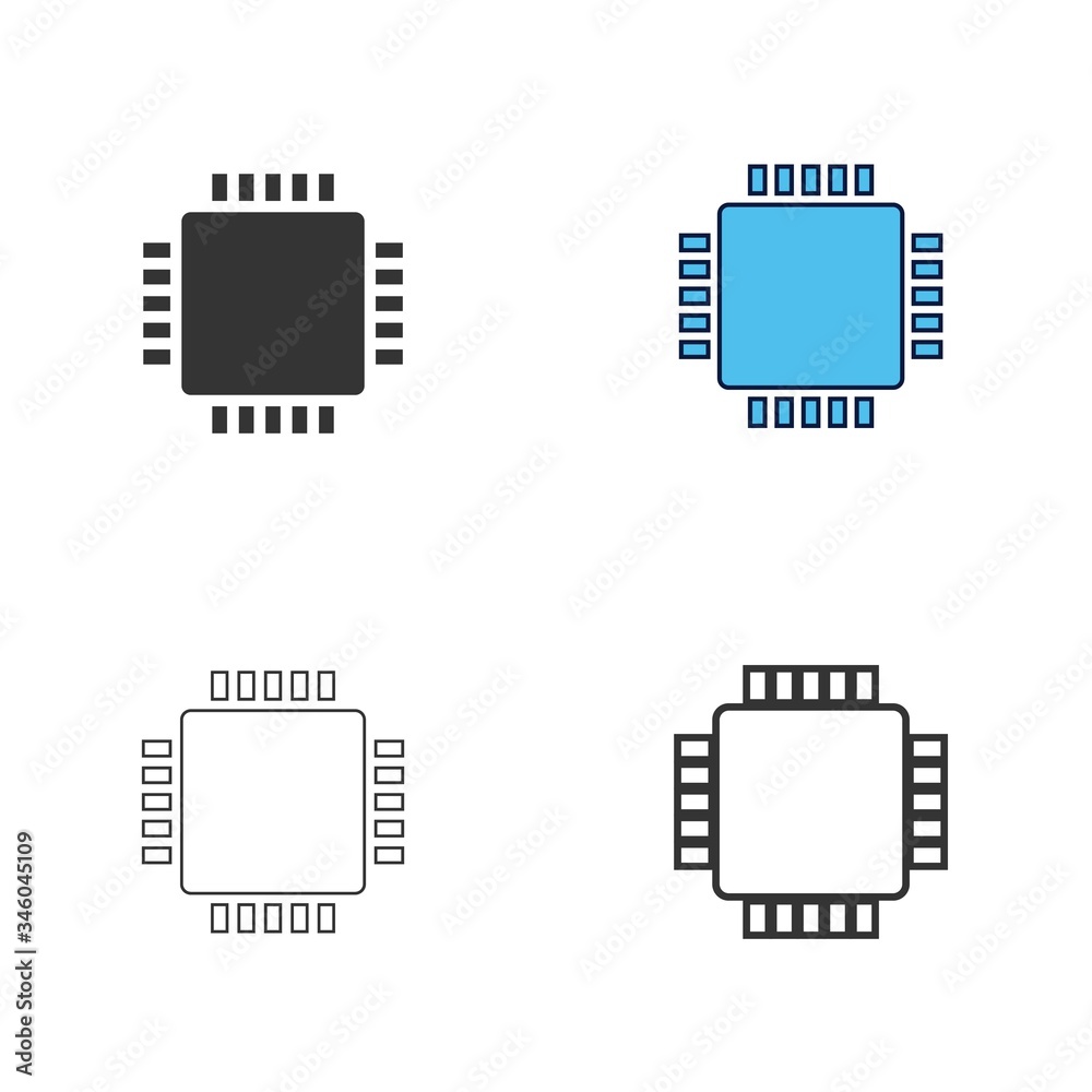 computer chip icon vector illustration design computer chip icon vector illustration design