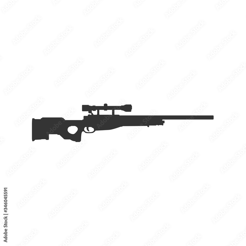 sniper gun icon vector illustration design sniper gun icon vector illustration design