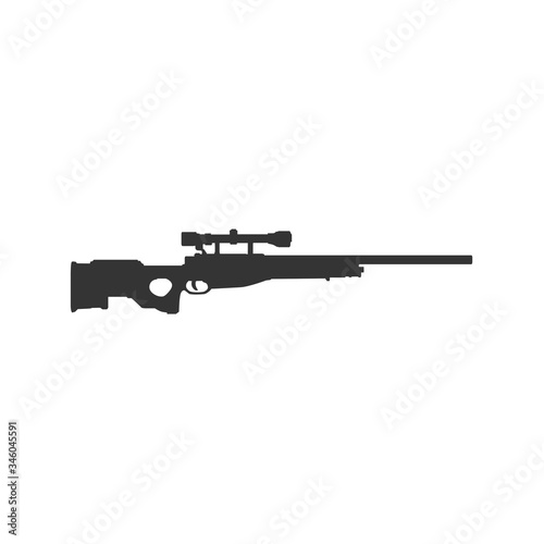 sniper gun icon vector illustration design