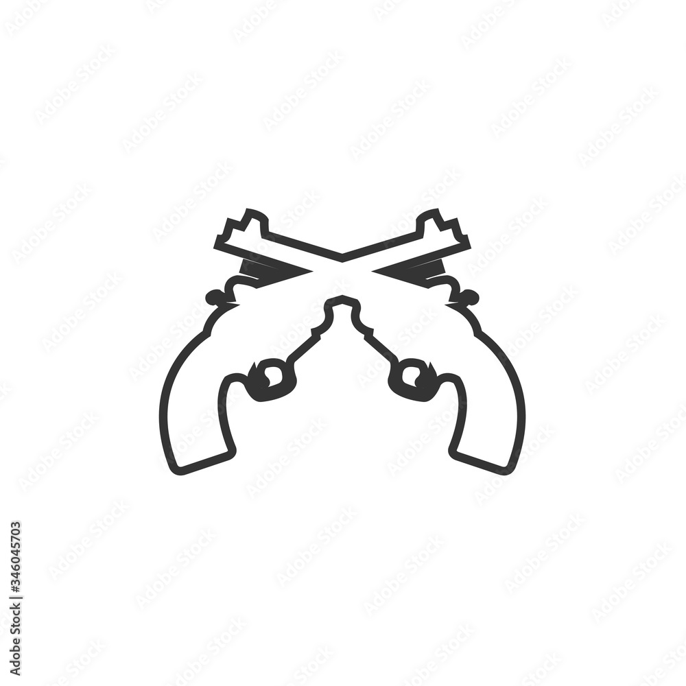 guns icon vector illustration design
